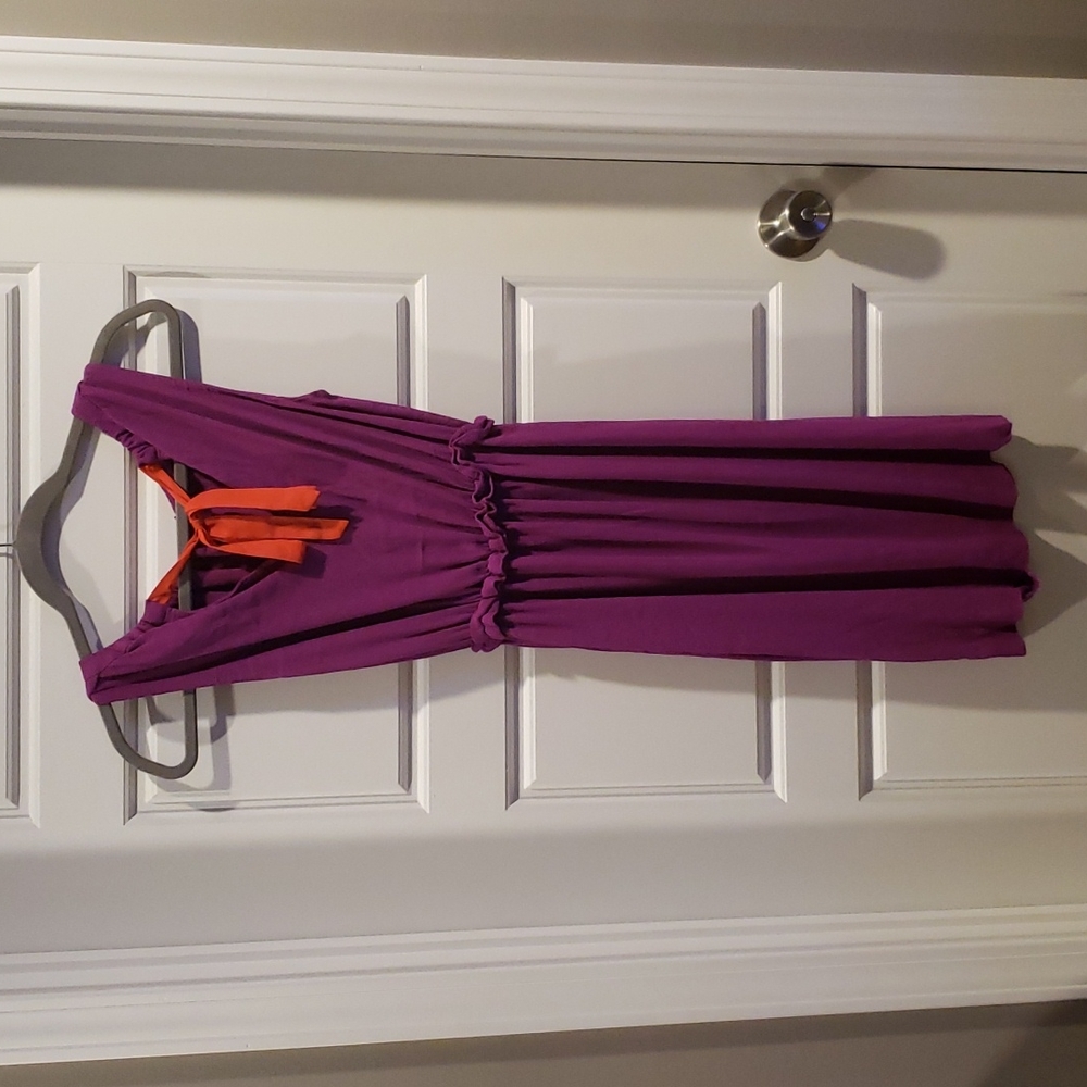 KATE ♠️ SPADE Purple Mini with Orange Tie